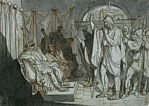 Johannes der Täufer vor Herodes by Unbekannter Künstler