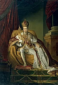 Kaiser Ferdinand I. im Krönungsornat
