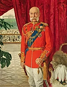 Kaiser Franz Joseph I. in der Galauniform eines britischen Feldmarschalls
