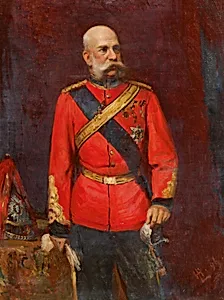 Kaiser Franz Joseph I. in englischer Regimentsuniform