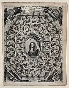 Kaiser Leopold I. im Kreis seiner Ahnen by Christian Dittmann