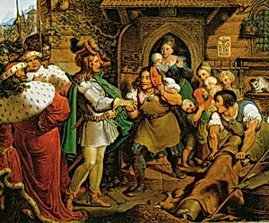 Kaiser Maximilian I. besucht die Handwerker