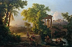 Landschaft mit der Berufung des Hl. Petrus
