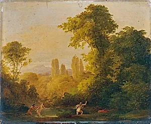 Landschaft mit mythologischer Staffage
