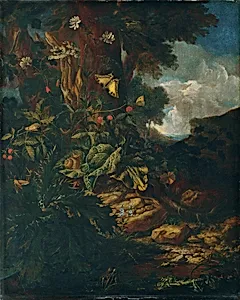Landschaft mit Reptilien und Insekten (II)