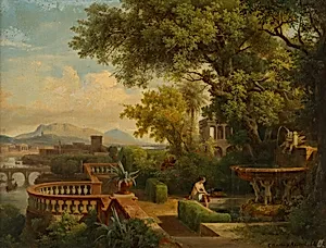 Landschaft mit Susanna und den beiden Alten