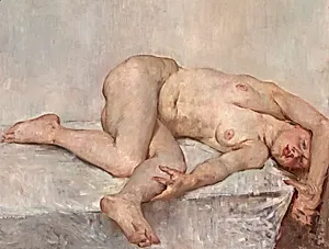 Liegender weiblicher Akt