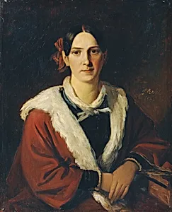 Luise von Schwind, die Gattin des Malers Moritz von Schwind
