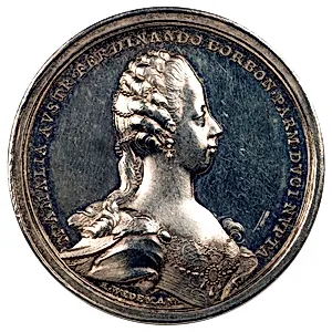 Maria Amalia von Österreich und ihre Vermählung mit Herzog Ferdinand von Bourbon-Parma am 17. Juni 1769