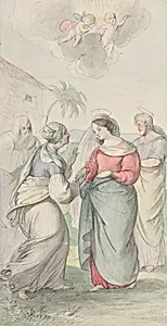 Mariae Heimsuchung by Josef Danhauser