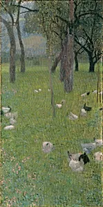 Nach dem Regen by Gustav Klimt