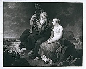 Ossian und Malvina by Ignaz Rungaldier