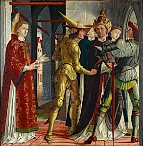 Papst Sixtus II. nimmt Abschied vom hl. Laurentius