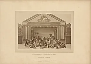 Passionsspiel von Ober-Ammergau - Die ehernen Schlangen by Johannes Bernhard
