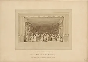 Passionsspiel von Ober-Ammergau - Die Söhne Jakobs verkaufen ihren Bruder Joseph by Johannes Bernhard