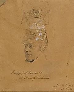 Philipp Graf Grünne by Peter Krafft
