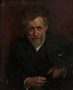 Porträt Professor Edmund von Hellmer