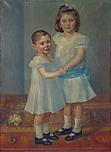 Porträt zweier Kinder