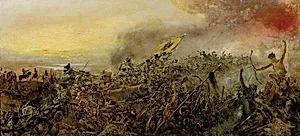 Prinz Eugen von Savoyen in der Schlacht bei Zenta