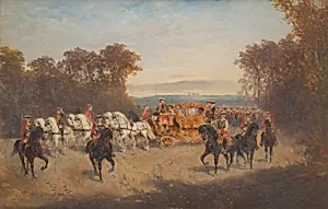 Prunkwagen bei Schönbrunn