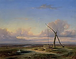 Puszta in Ungarn by Jakob Waltmann