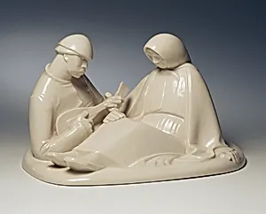 Ruhendes Hirtenpaar by Ernst Barlach