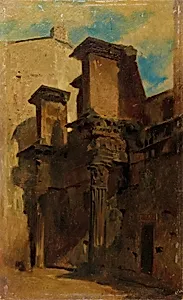 Säulen des Nerva-Forum (Forum Transitorium) in Rom