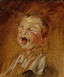 Schreiender Knabe by Wilhelm Busch