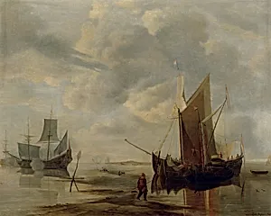 Seelandschaft (Kopie nach Jan van de Capelle)