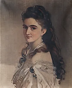 Sidonie Schrotzberg, geb. Stohl, die zweite Gattin des Künstlers