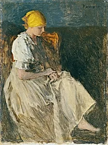 Sitzendes Mädchen