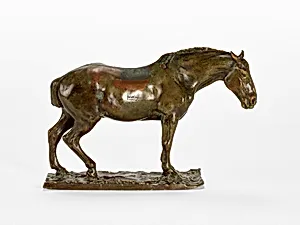 Stehendes Pferd