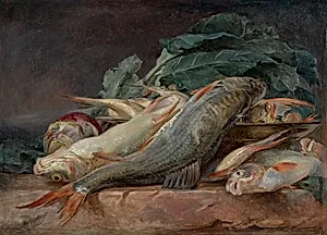 Stillleben mit Fischen