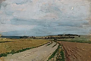 Stimmungsstudie Abend, Michelhausen (Plankenberg)