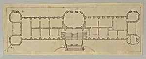 Studie zum Oberen Belvedere by Peter Krafft