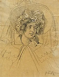 Studie zur "Rückkehr des Kaisers Franz aus Pressburg" by Peter Krafft