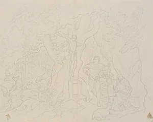 Szene aus der Christophoruslegende