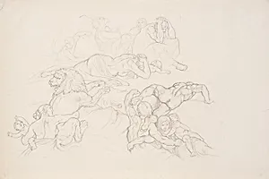 Szene aus der Sintflut