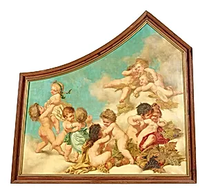 Teil eines Deckengemäldes (Putten-Allegorien)
