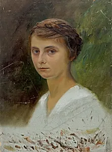 Therese von Matsch, die Tochter des Künstlers
