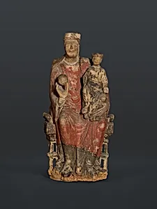 Thronende Madonna mit Kind