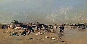 Viehtränke an der Waag