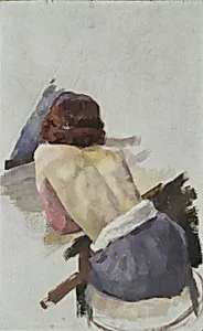 Weiblicher Rückenakt by Walther Gamerith