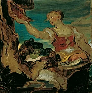 Wildbretverkäuferin
