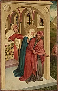 Zurückweisung des Opfers Joachims und Annas