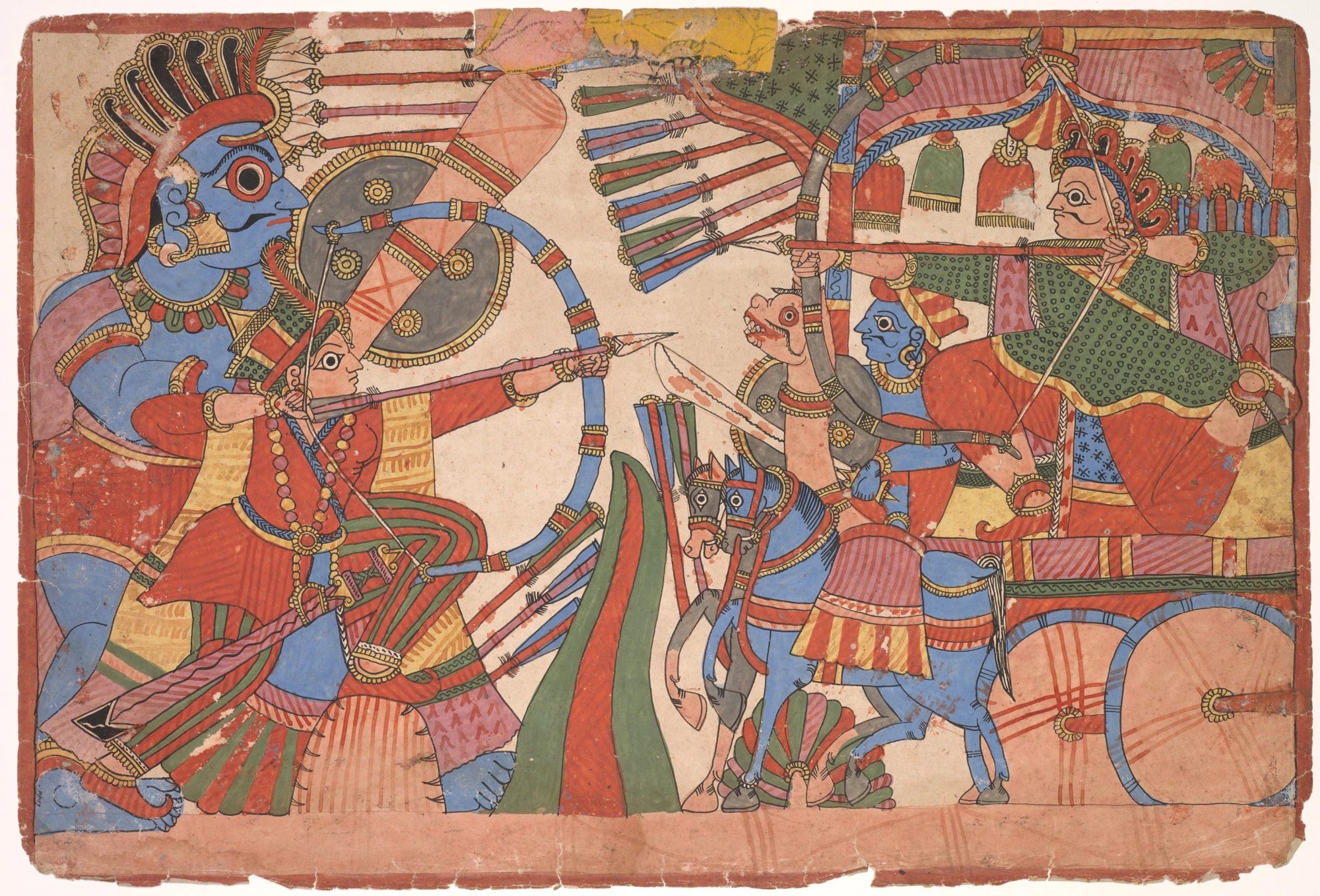 Illustration to the Mahabharata