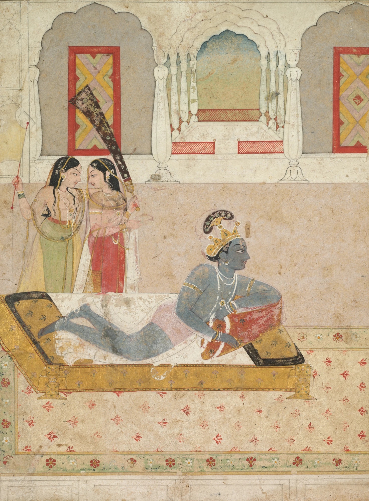 Krishna Awaiting Radha