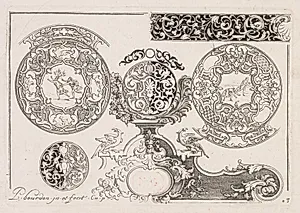 # 3 from " Livre second essais de Gravjre "
Second book of Engraved Designs