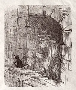 A Basement Shop in Cracow by Henri de Toulouse-Lautrec (French, 1864–1901)