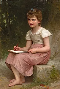 A Calling by William Adolphe Bouguereau (French, 1825–1905)